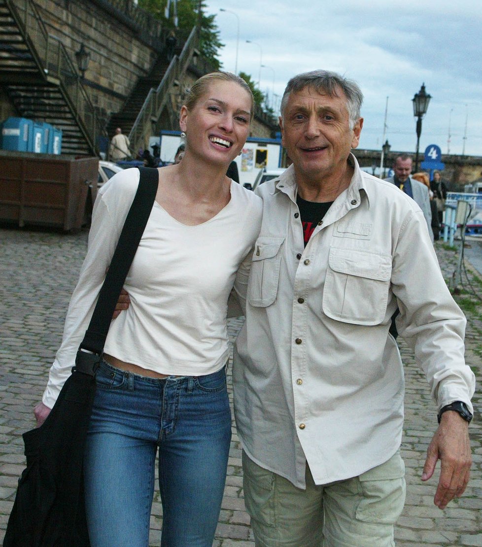 Jiří Menzel s Olgou Menzelovou