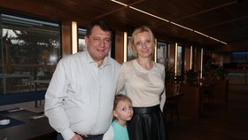 Jiří Paroubek s rodinou