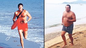 Jiří Paroubek a David Hasselhoff. Najdete pět rozdílů?