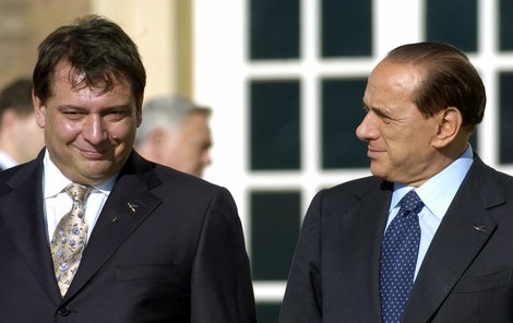 Jiří Paroubek a Silvio Berlusconi