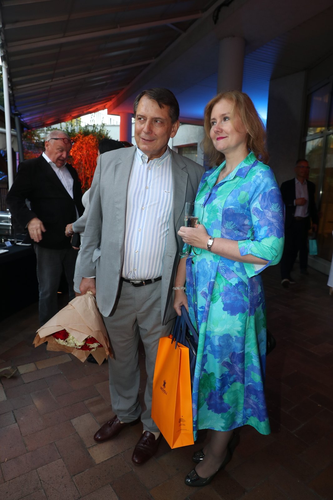 Expremiér Jiří Paroubek se svou partnerkou Gabrielou Kalábkovou.