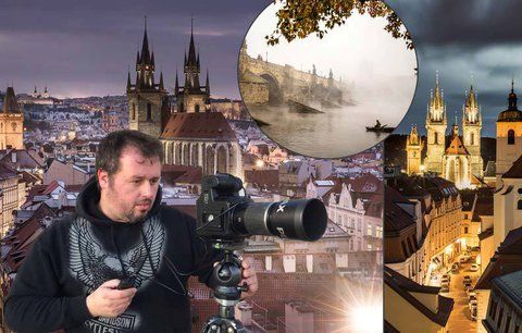Praha jako z pohádky. Fotograf Jiří Píša fascinuje svými snímky z metropole