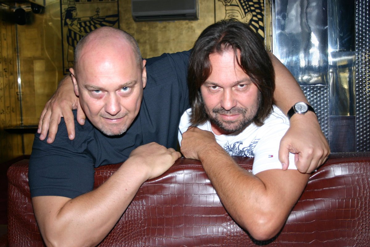 Producentská dvojka Jirka Pomeje (vpravo) s Pavlem Páskem