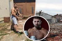 Trosky po tornádu přijel odklízet i MMA zápasník Jiří Procházka: K pláči, byl to masakr, popsal