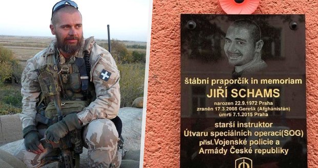 Veterán Jiří Schams (†42) přežil výbuch, ale zabila ho zákeřná nemoc: Na Žižkově má pamětní desku