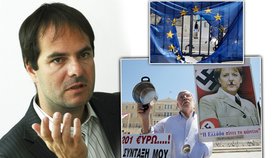 Miliardář Šmejc (vlevo) se se svou investiční skupinou pustil do obchodů v krizí zmítaném Řecku