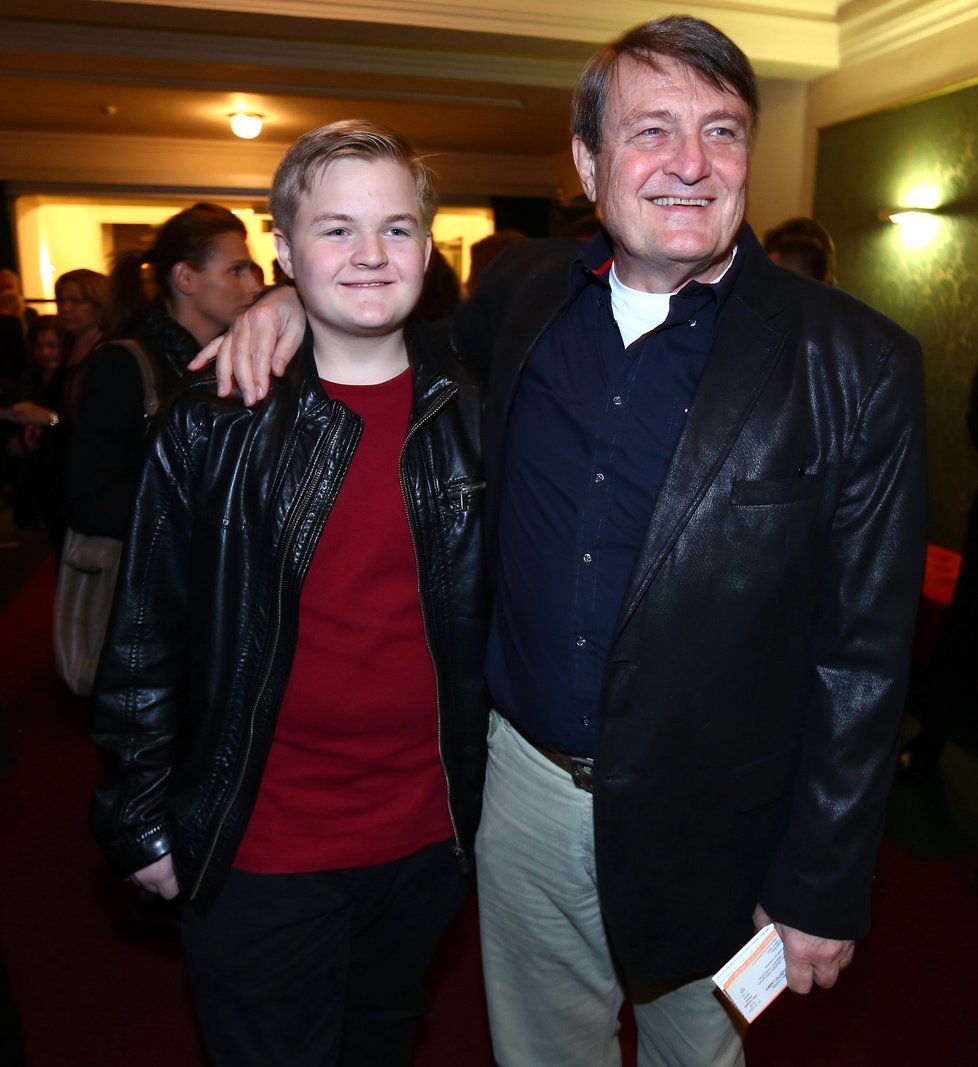 Ladislav Štaidl se synem Arturem