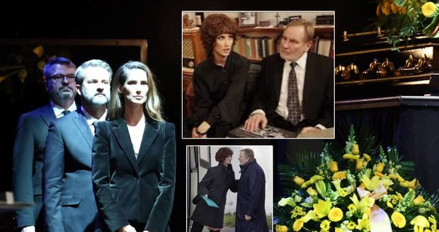 Jana Bernášková „podruhé" pohřbívá Jiřího Štěpničku...