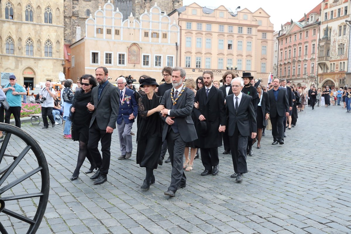 Mše za zesnulého odpůrce totality Jiřího Stránského (†87)