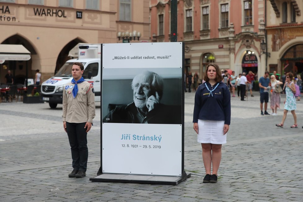 Mše za zesnulého odpůrce totality Jiřího Stránského (†87)