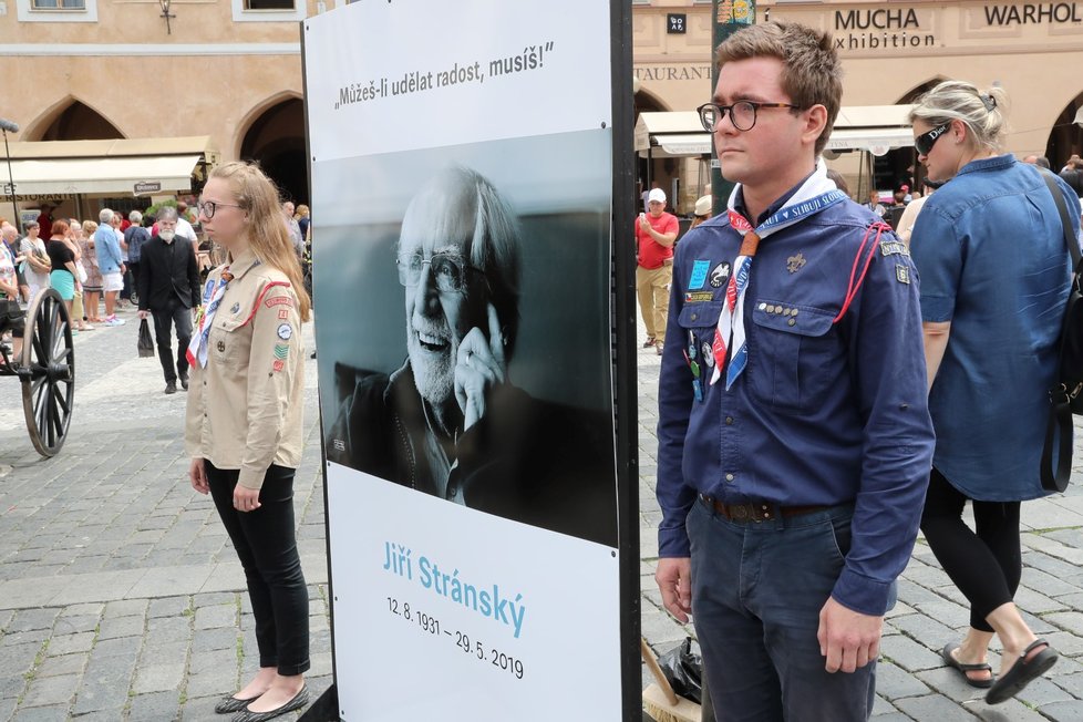 Mše za zesnulého odpůrce totality Jiřího Stránského (†87)