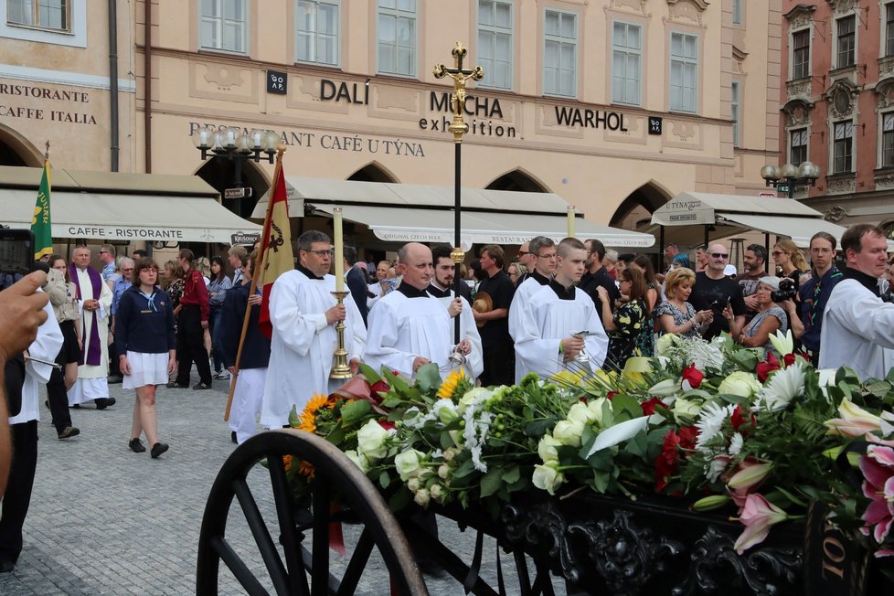 Mše za zesnulého odpůrce totality Jiřího Stránského (†87)