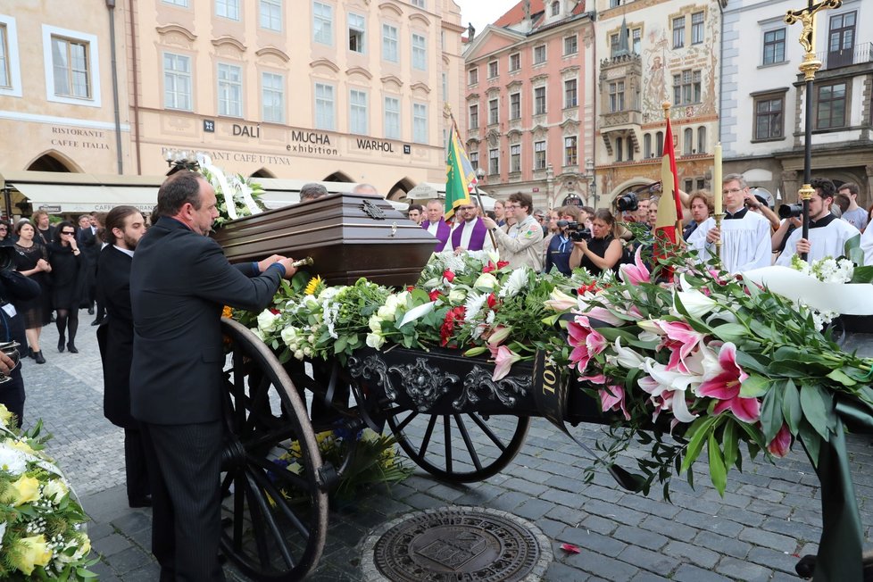 Mše za zesnulého odpůrce totality Jiřího Stránského (†87)