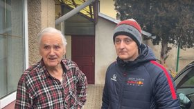 Jiří Svoboda s otcem Jiřím Svobodou starším (prosinec 2025)