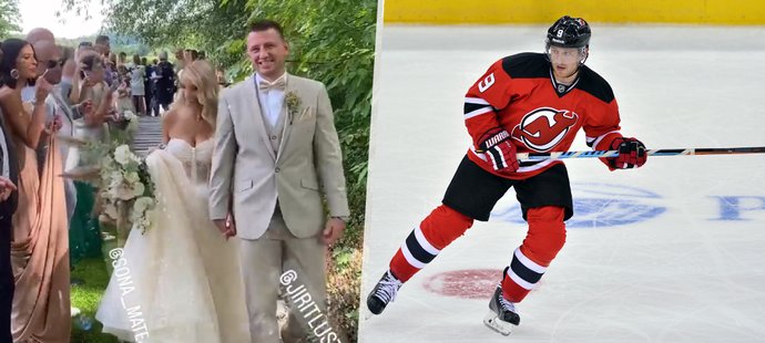 Hokejista Jiří Tlustý vlezl do chomoutu.