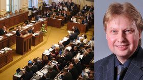 Poslanec Jiří Valenta (KSČM) měl plynovou pistoli namířenou do obličeje. Útočník vyvázl s podmínkou, pokutou a zákazem alkoholu.