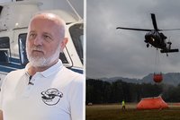 Pilot Vlk hašením požáru v Českém Švýcarsku bez povolení spáchal přestupek: O co všechno měl správně požádat?