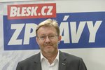 Jiří Zemánek z ČSSD chce usednout do horkého křesla hejtmana Olomouckého kraje. Na vysílání podle svých slov dorazil i přesto, že ho trápila angína.