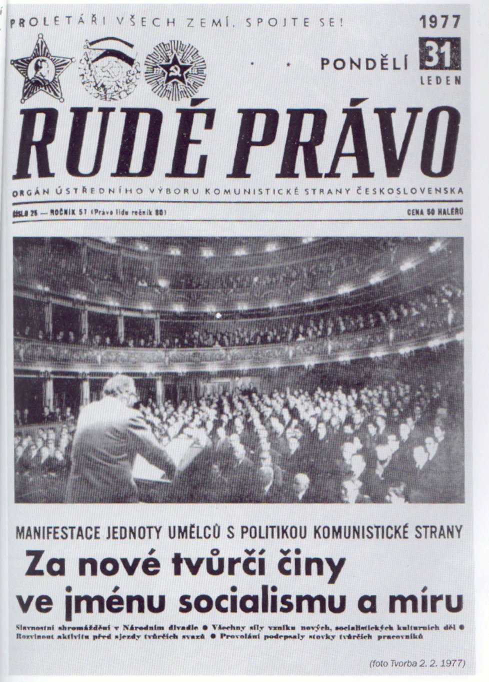 Rudé právo 4. 2. 1977