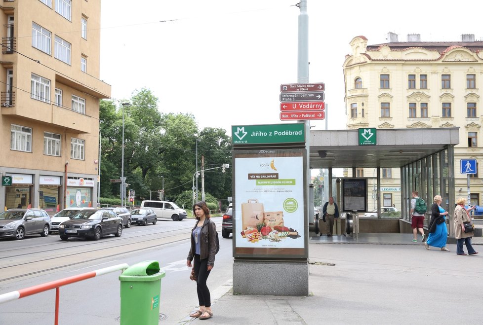 Stanice metra Jiřího z Poděbrad