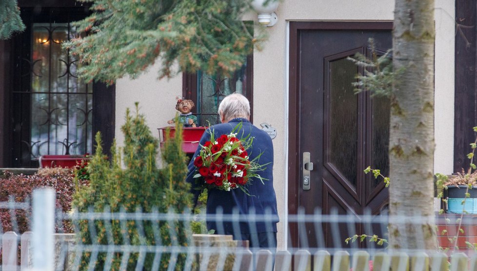 Gratulanti dorazili k Jiřině Bohdalové: Zdeněk Zelenka.