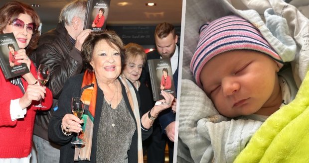 Bohdalová zapíjela pravnoučka! Co mu věnovala?