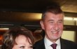 Jiřina Bohdalová a Andrej Babiš v roce 2018.