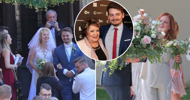 Svatba vnuka Jiřiny Bohdalové Vojty Staše
