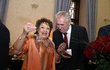 Jiřina Bohdalová a Miloš Zeman.