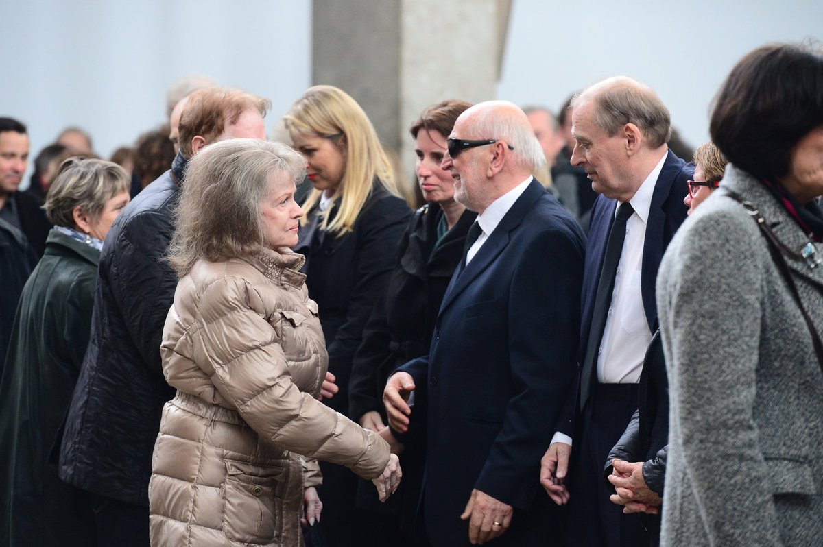 Poslední rozloučení s Milenou Polákovou (†75).