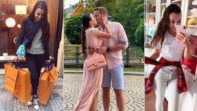 Blogerka a manželka Jirky Krále je zvyklá na značkové kabelky