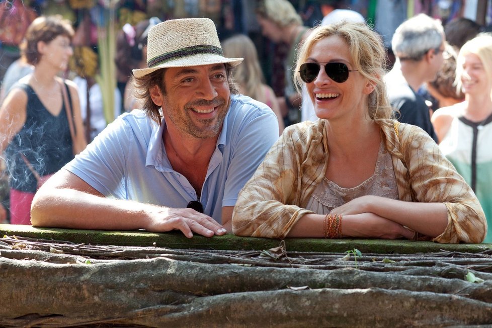 Jíst, meditovat, milovat, Julia Roberts, Javier Bardem