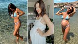 Rozbitá váha? Krásná Jitka Boho předvádí pupík v 6. měsíci! Ukazuje, kolik nabrala