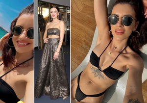 Jitka Boho na dovolené u moře