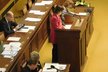Kalouskova poslankyně kritizovala ve Sněmovně pamlskovou vyhlášku