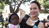 Čvančarová v Mali: Pomáhala sirotkům!