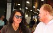 Jitka Čvančarová a šéf produkce KVIFF Petr Lintimer Jitka Čvančarová a šéf produkce KVIFF Petr Lintimer