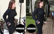 Jitka Čvančarová zatahovala bříško: Výdech a vydržet!