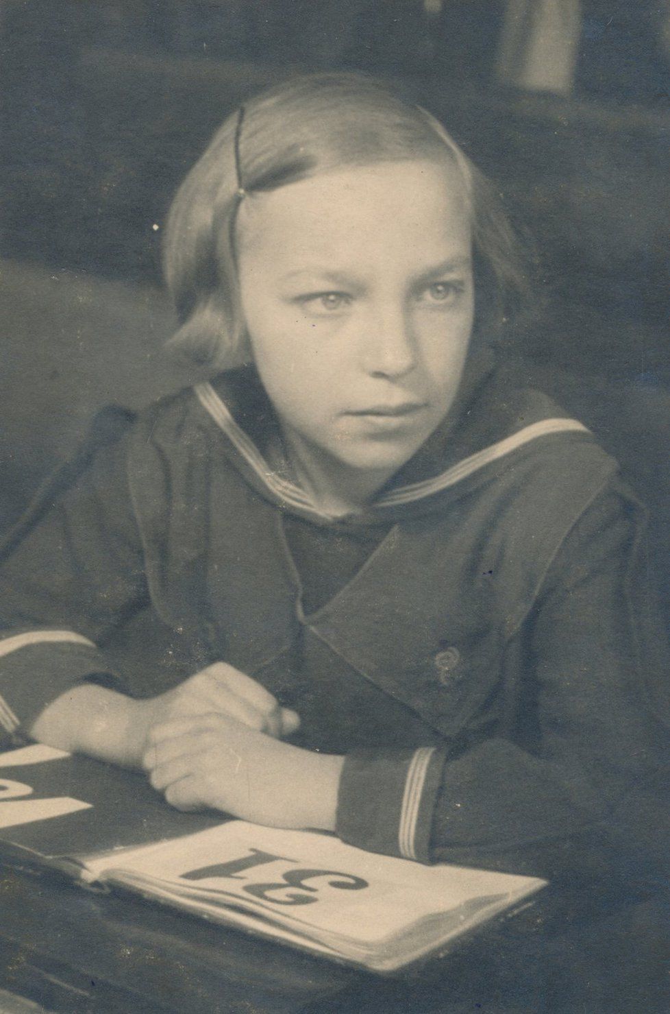 V páté třídě základní školy, 1938