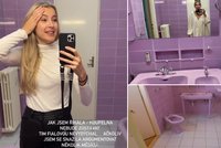 Jitka Nováčková odhalila historický poklad v bytě: Fialová koupelna ale musí pryč!
