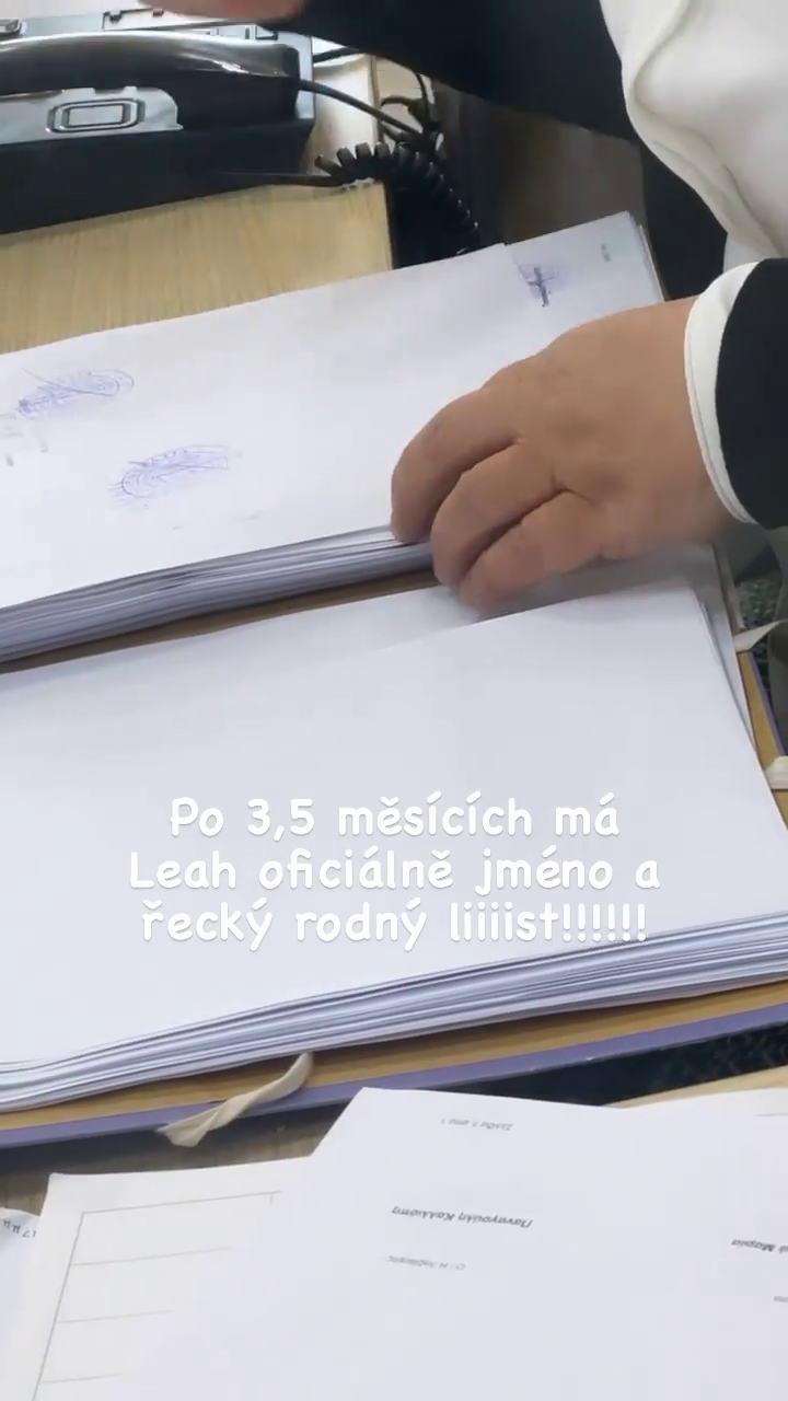 Jitka Nováčková po více než 3 měsících získala pro dceru rodný list