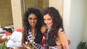 Česká Miss s Miss Srí Lanka v Las Vegas