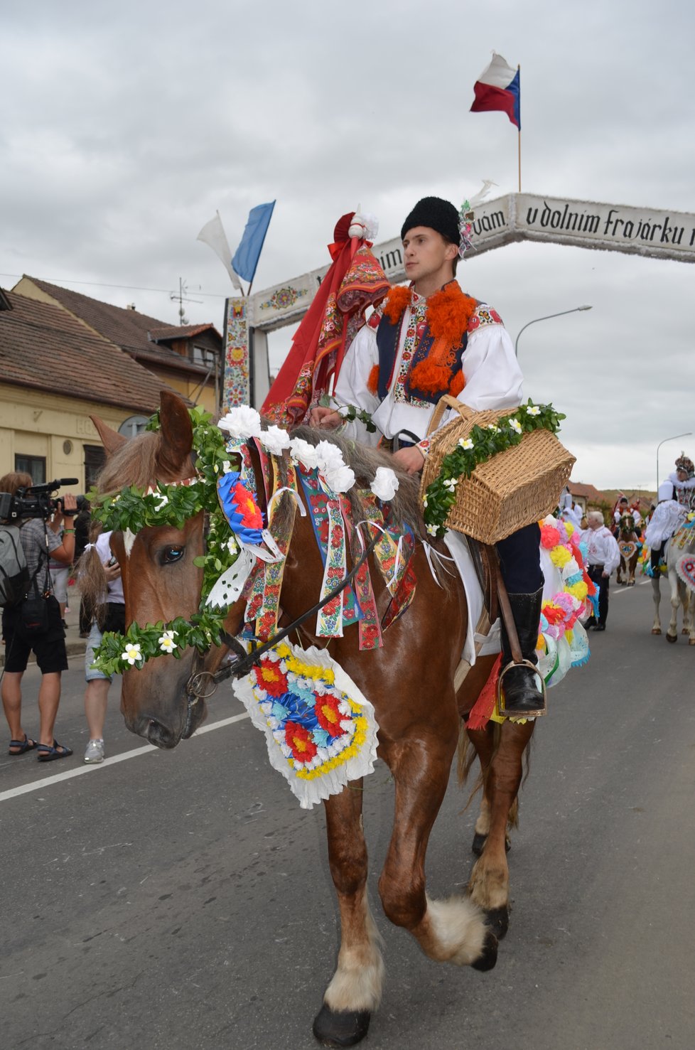 Člen královské družiny při Jízdě králů