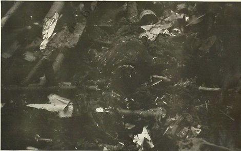 Mrtvola Jiřího Háby (†35) bezprostředně po masakru.