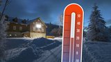 Mrazivých -28 °C. Na řadě míst Česka klesly teploty hluboko pod nulu. Jak bude přes den?