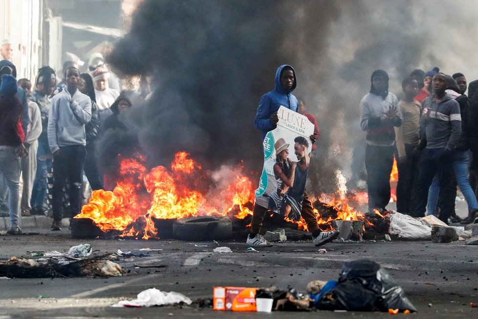 Násilí v Jižní Africe.