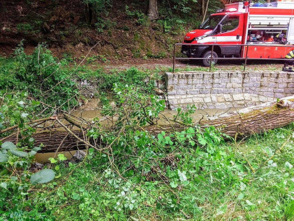 Řádění bouřek v jižních Čechách (28.6.2022)