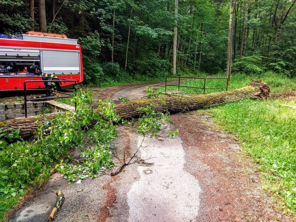 Řádění bouřek v jižních Čechách (28.6.2022)