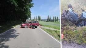 Dvě tragické nehody na jihu Čech během několika hodin: Zemřeli dva motorkáři