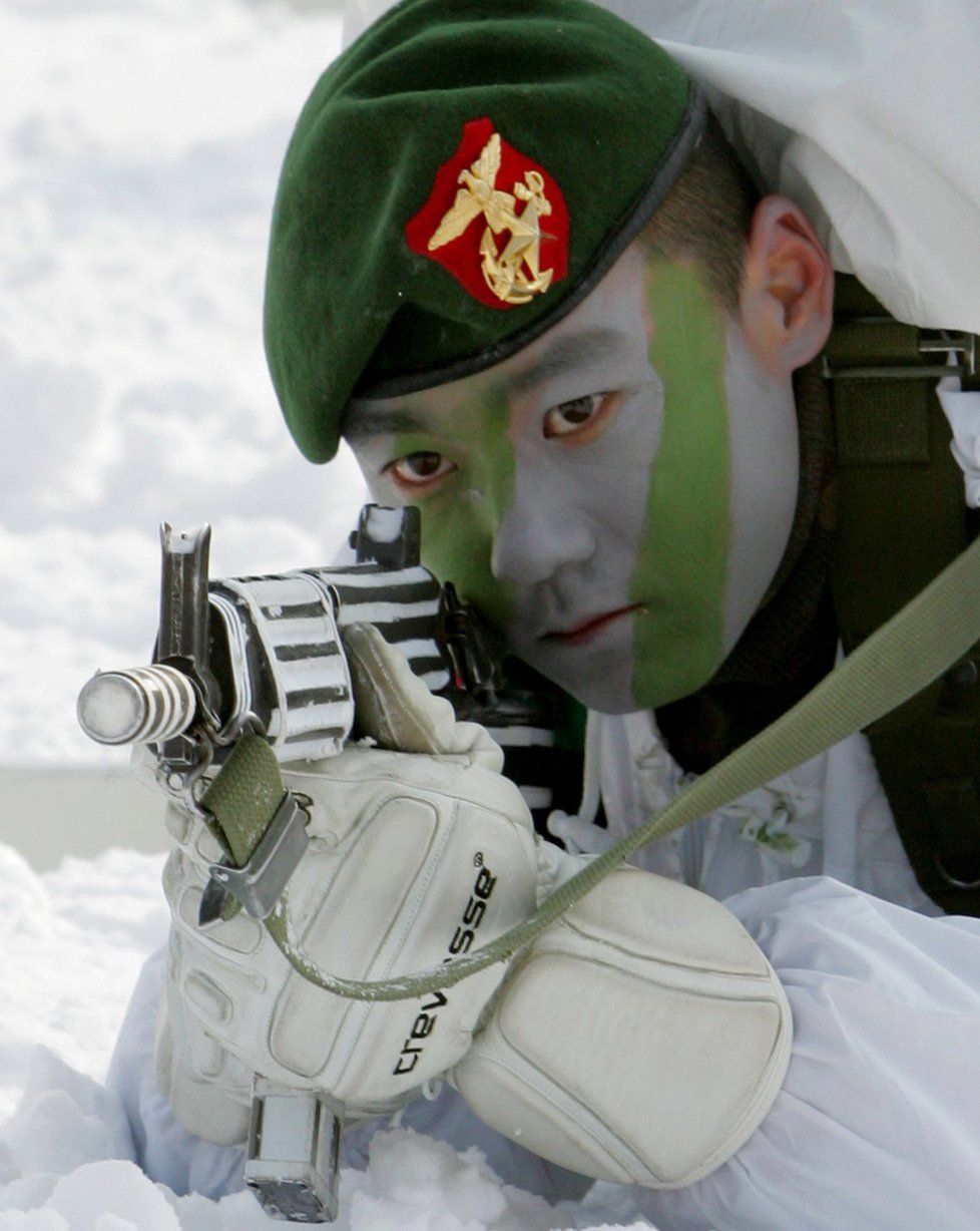 Trénink jihokorejských speciálních jednotek